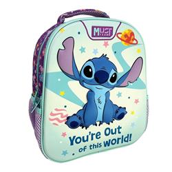 School Backpack Kindergarten Disney Stitch You'Re Out Of This World Must Team 2 Cases