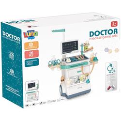 MEDICAL SET WITH LIGHT AND SOUND 26PCS 46X12X37CM LUNA