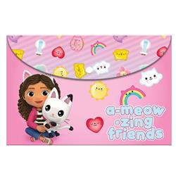 FOLDER WITH BUTTON A4 GABBYS DOLLHOUSE