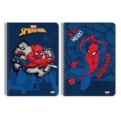 SPIRAL NOTEBOOK 17X25CM 2SUBS 60SH SPIDERMAN  2DESIGNS