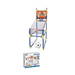 BASKETBALL & GOALPOST 2IN1 41X78X130CM LUNA