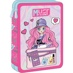 Σχολική Κασετίνα Διπλή Γεμάτη Must Team Off Line