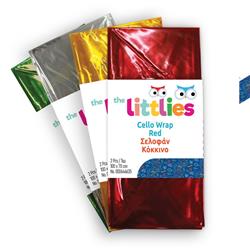 CELLOPHANE 70Χ100cm 25mu TRANSPARENT 2PCS THE LITTLIES