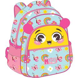 BACKPACK MUST TEAM 27Χ10Χ31 2CASES CUTE FLOWER