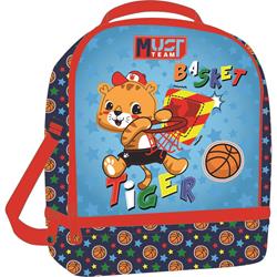 LUNCH BAG MUST TEAM 22X16X28CM ISOTHERMAL TIGER BASKETBALL