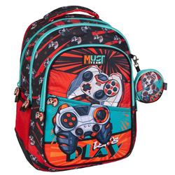 School Backpack Elementary Must Team Let's Play 3 Cases