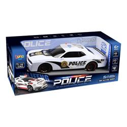 REMOTE CONTROLLED POLICE CAR 1:10 2,4GHz 49X19X21CM WITH LIGHT LUNA