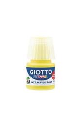 GIOTTO DECOR ACRYLIC 25 ML PRIMARY YELLOW