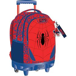 BACKPACK TROLLEY 34X20X44CM 3CASES SPIDERMAN RED