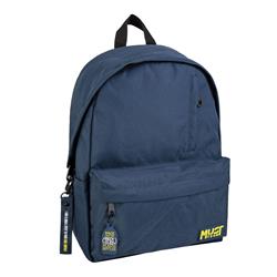 BACKPACK MUST TEAM MONOCHROME 32X17X42 SINGLE POCKET DARK BLUE 900D RPET