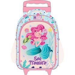 BACKPACK TROLLEY MUST TEAM 16" SET OF 3PCS MERMAID