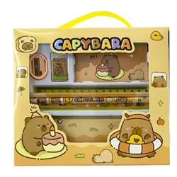 STATIONERY SET 6PCS 21X18,5CM THE LITTLES CAPYBARA