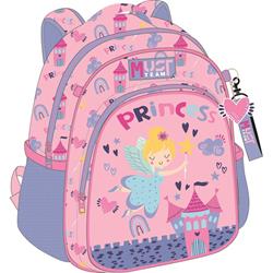BACKPACK MUST TEAM 27X10X31CM 2CASES PRINCESS