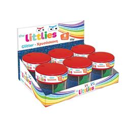 GLITTER 6COLORS 50gr THE LITTLIES