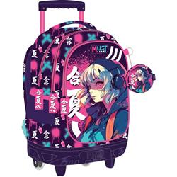 TROLLEY BAG MUST TEAM 34Χ20Χ44 3CASES ANIME