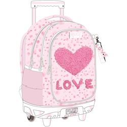 TROLLEY BAG MUST TEAM 34X20X44CM 3CASES CUTE LOVE