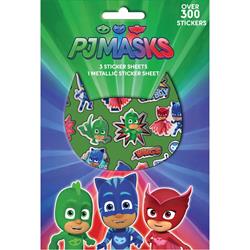 Αυτοκόλλητα PJ Masks Μπλοκ 300 Τμχ., 14,5x21,5 εκ.