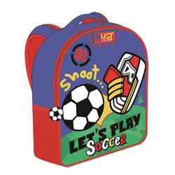 BACKPACK MUST TEAM 26X10X32CM 1CASE 3D EVA BACKPACK 26X10X32 1CASE 3D EVA FOOTBALL