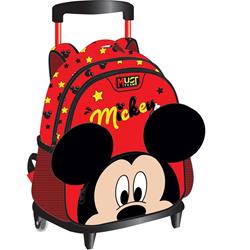 BACKPACK TROLLEY 27Χ10Χ31 2CASES MICKEY MOUSE