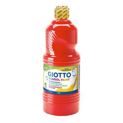 GIOTTO SCHOOL PAINT 1000 ml bottle - scarlet red.