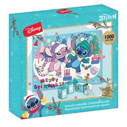 ADVENT CALENDAR PUZZLE 1000PCS 50X70CM LILO & STITCH