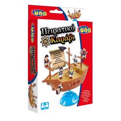 Board Game Pirate Boat Luna Toys 15x23.5x4.5cm.