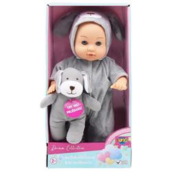 Baby Doll 30,5cm. Luna Toys with animal and sound 3 Designs