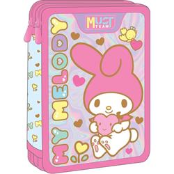 DOUBLE DECKER PENCIL CASE FILLED 15X5X21 MY MELODY