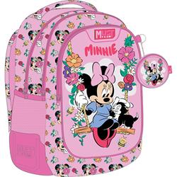 ΤΣΑΝΤΑ ΠΛΑΤΗΣ 32Χ18Χ43ΕΚ 3ΘΗΚΕΣ MINNIE FLOWERS