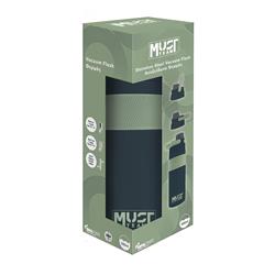 VACUUM FLASK 500ML STAINLESS STEEL MUST TEAM DARK BLACK/ OLIVE