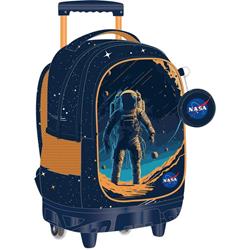 Σχολική Τσάντα Τρόλεϊ Δημοτικού NASA Astronaut In Universe 3 Θήκες
