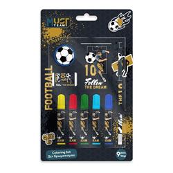 STATIONERY SET 9PCS MUST TEAM BOY