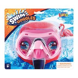 SWIMMING MASK FLAMINGO 21,5X6X19CM LUNA