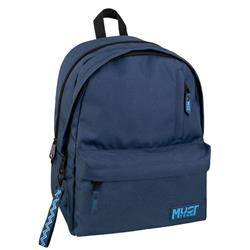 Backpack Must Team Monochrome Classic Blue with Blue 2 Main Cases