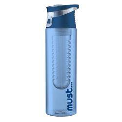 WATER BOTTLE 700ML WITH FILTER TRITAN MUST 7,6X24,5 3DESIGNS