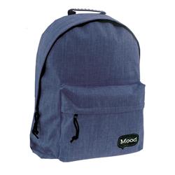Backpack Mood Sigma Blue Jeans with 2 Cases