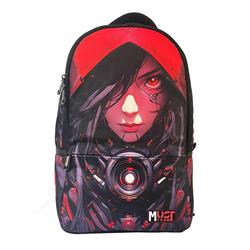Backpack Must Team Art Red Girl 1 Main Case