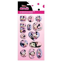 3D LENTICULAR STICKER 10X22 MINNIE