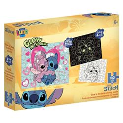 PUZZLE 100PCS 48Χ34CM GLOW IN THE DARK STITCH