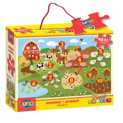 Floor Puzzle Numbers Luna Toys 48Pcs 90x60cm.