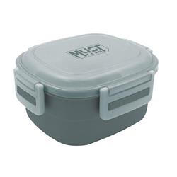 LUNCH BOX PP 1300ML WITH ICE PACK & SPOON 19,5X17,3X10,5CM 2COL MUST TEAM