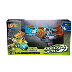 SOFT BULLET GUN WITH 10 SOFT BULLETS 34X6X19CM LUNA