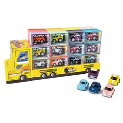 Die Cast Car Pull Back Luna Toys 9x6x6cm. 8 Designs