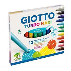 MARKERS 12PCS TURBO MAXI GIOTTO