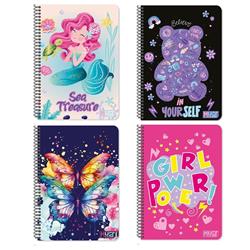 SPIRAL NOTEBOOK 17Χ25 4S 120SH MUST TEAM CUTE