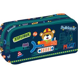 PENCIL CASE MUST ΤΕΑΜ ENERGY 21Χ6Χ9 2ZIPPERS BULLDOZER EXPLORER