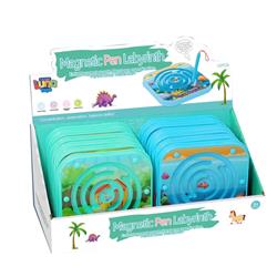 LABYRINTH WITH MAGNETIC PEN 13X1,3X13CM 2DES LUNA