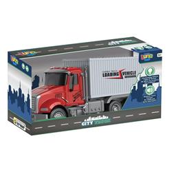 CONTAINER TRUCK FRICTION 36X11X19CM WITH SOUND AND LIGHT LUNA
