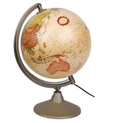 GLOBE MARCO POLO 30CM WITH LIGHT GREEK