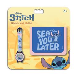 DIGITAL WATCH & WALLET GIFT SET STITCH DESIGN 1